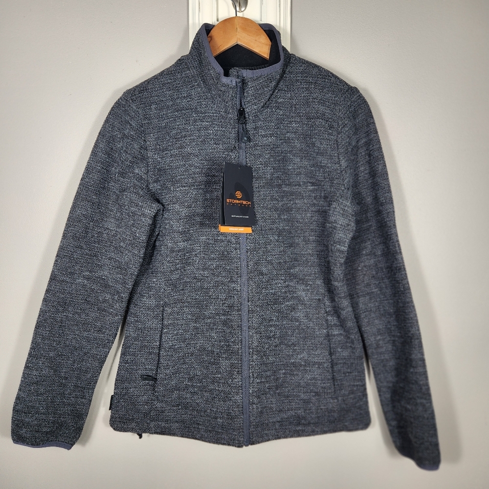 Stormtech NWT Outdoor Women's Kodiak Knit Jacket - KR-1W Graphite Medium - Picture 4 of 16
